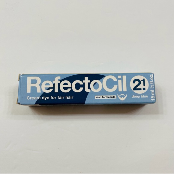 Refectocil #2.1 - Deep Blue Cream Hair Dye - Size 0.5 oz/15ml - Picture 2 of 2